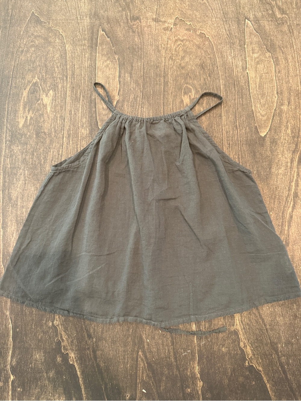 Renatta&Go Women's Grey Spaghetti Strap Tank Top